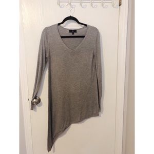 Gray Tunic Sweater